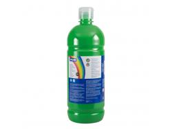 Milan Botella de Tempera 1000ml - Tapon Dosificador - Secado Rapido - Mezclable - Color Verde Claro