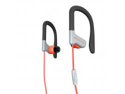 Energy Sistem Auriculares Sport 1 Microfono - Ajuste Seguro - Resistente al Sudor - Control de Conversacion - Microfono - Color Rojo