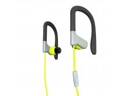 Energy Sistem Auriculares Sport 1 Microfono - Ajuste Seguro - Resistente al Sudor - Control de Conversacion - Microfono - Color Amarillo