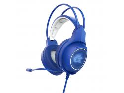 Energy Sistem Auriculares Gaming ESG 2 Laser - LED Light - Boom Microfono - Diadema Autoajustable - Color Azul