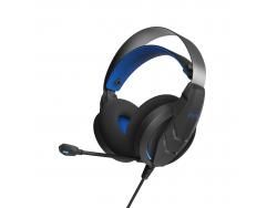Energy Sistem Auriculares Gaming ESG Metal - LED Light - Boom Microfono - Diadema Autoajustable - Color Azul