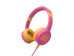 Energy Sistem Lol&Roll Pop Kids Auriculares - Compartir Musica - Cordon Desmontable - 85 Db Limite de Volumen - Microfono - Color Rosa