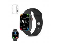 Ksix Smartwatch Urban 4 Mini - Ritmo Cardiaco - Control de Sueño - Color Negro