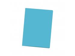 Dohe Pack de 50 Subcarpetas de Cartulina de 180gr - Con Ranura para Fastener - Resistente y Duradera - Ideal para Organizar Documentos - Color Azul Claro