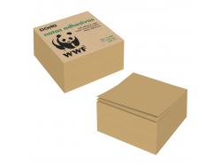 Dohe Cubos de Notas Reposicionables en Papel Kraft de 75gr - Adhesivo Potente - Ideal para Recordatorios