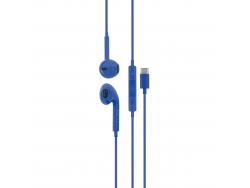 DCU Tecnologic Auriculares USB Tipo C - Stereo - Color Azul