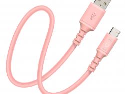 DCU Tecnologic Conexion USB Tipo C - USB a 2.0 - 1m - Color Rosa