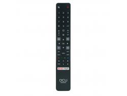 DCU Tecnologic Mando a Distancia Universal para TV - Compatible con Televisores TCL - Funciona como Control Remoto Universal - Facil de Programar y Usar - Botones Ergonomicos - Color Negro