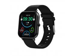 DCU Tecnologic Smartwatch Curved Glass Pro - Conexion Bluetooth 5.1 - Bateria de 230Mah - Sumergible IP67 - 27 Idiomas - Elegante y Funcional - Color Negro
