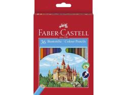 Faber-Castell Classic Colour Pack de 36 Lapices de Colores Hexagonales - Resistencia a la Rotura - Colores Surtidos