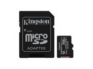 Kingston Tarjeta Micro Sdxc 256Gb Clase 10 100Mb/S Canvas Select Plus + Adaptador Sd