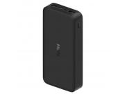 Xiaomi Redmi Bateria Externa/Power Bank 20000 Mah - Carga Rapida 18W  - 2X Usb-A , 1X Usb-C, 1X Micro Usb - Color Negro