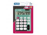 Milan Calculadora 10 Digitos Dots & Buttons- Calculadora De Sobremesa - Teclas Grandes - Tecla Rectificacion Entrada De Datos - Color Turquesa