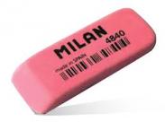 Milan 4840 Goma De Borrar Biselada Flexible - Miga De Pan - Caucho Sintetico - Color Rosa