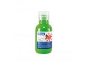 Milan Botella De Tempera - 125Ml - Tapon Dosificador - Secado Rapido - Mezclable - Color Verde Fluorescente