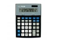 Milan Calculadoras 12 Digitos - 3 Teclas De Memoria - Funcion Impuestos - Calculo De Margenes - Tecla Rectificacion Entrada De Datos - Color Negro