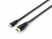 Equip Cable Hdmi Macho A Mini Hdmi 1.4 Macho - Admite Dolby Truehd Y Dts-Hd Master Audio - Admite Resoluciones De Video De Hasta 4K / 30Hz. - Longitud 1 M.