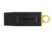 Kingston Datatraveler Exodia Memoria Usb 128Gb - Usb 3.2 Gen 1 - Con Tapa - Enganche Para Llavero - Color Negro (Pendrive)
