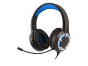 Ngs Ghx-510 Auriculares Gaming Con Microfono Usb 2.0 - Microfono Flexible - Iluminacion Led Azul - Altavoces De 40 Mm - Diadema Ajustable - Compatible Con Pc, Ps4 Y Xbox One - Color Negro