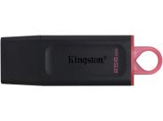 Kingston Datatraveler Exodia Memoria Usb 256Gb - Usb 3.2 Gen 1 - Con Tapa - Enganche Para Llavero - Color Negro (Pendrive)