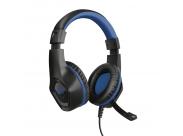 Trust Gaming Gxt 404B Rana Auriculares Con Microfono - Compatible Con Ps4 Y Ps5 - Microfono Plegable - Diadema Ajustable - Altavoces De 40Mm - Cable De 1M - Color Negro/Azul