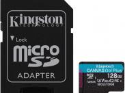 Kingston Tarjeta Micro Sdxc 128Gb Uhs-I U3 V30 Clase 10 170Mb/S Canvas Go Plus Con Adaptador
