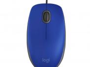 Logitech M110 Silent Raton Usb 1000Dpi - 3 Botones - Silencioso - Uso Ambidiestro - Cable De 1.80M - Color Azul