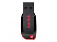 Sandisk Cruzer Blade Memoria Usb 2.0 32Gb - Ultra Compacta - Color Negro/Rojo (Pendrive)