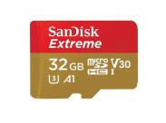 Sandisk Extreme Tarjeta Micro Sdhc 32Gb Uhs-I U3 A1 Clase 10 100Mb/S + Adaptador Sd