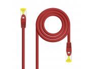 Nanocable Cable De Red Latiguillo Rj45 Lszh Cat.6A Sftp Awg26 1M - Color Rojo