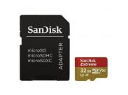 Sandisk Extreme Tarjeta Micro Sdhc 32Gb Uhs-I U3 A1 Clase 10 90Mb/S + Adaptador Sd