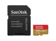 Sandisk Extreme Tarjeta Micro Sdxc 400Gb Uhs-I U3 V30 A2 Clase 10 160Mb/S + Adaptador Sd