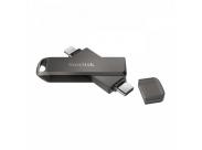 Sandisk Ixpand Luxe Memoria Usb-C Y Lightning 64Gb - Color Negro (Pendrive)