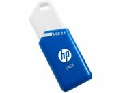 Hp X755W Memoria Usb 3.1 64Gb - Color Azul/Blanco (Pendrive)