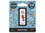 Techonetech Camper Van Van Memoria Usb 2.0 32Gb (Pendrive)