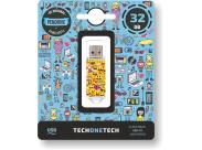 Techonetech Emojis Memoria Usb 2.0 32Gb (Pendrive)