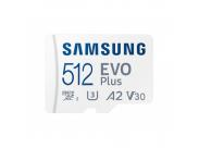 Samsung Evo Plus Tarjeta Micro Sdxc 512Gb Uhs-I U3 Clase 10 Con Adaptador