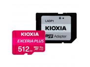 Kioxia Exceria Plus Tarjeta Micro Sdxc 512Gb Uhs-I U3 V30 A1 Clase 10 Con Adaptador