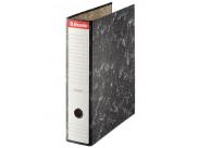 Esselte Archivador De Palanca - Carton - Formato Folio - Lomo 75Mm - Capacidad Para 500 Hojas - Color Negro Jaspeado