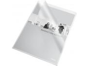 Esselte 30Q Caja De 100 Dossiers Uñero - Formato Folio - Pvc Flexible - Grosor 140 Micras - Color Transparente