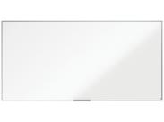 Nobo Essence Pizarra De Melamina 2400X1200Mm - Marco De Aluminio Anodizado - Bandeja Para Rotuladores - Color Blanco