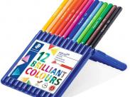 Staedtler Ergosoft 157 Pack De 12 Lapices De Colores - Diseño Ergonomico - Colores Surtidos