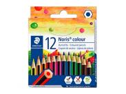 Staedtler Noris Colour 185 Pack De 12 Lapices Hexagonales De Colores - Resistencia A La Rotura - Material Wopex - Colores Surtidos