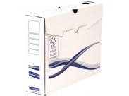 Fellowes Bankers Box Basic Pack De 25 Cajas De Archivo Definitivo A4+ 80Mm - Montaje Manual - Carton Reciclado Certificacion Fsc