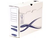 Fellowes Bankers Box Basic Pack De 25 Cajas De Archivo Definitivo A4+ 100Mm - Montaje Manual - Carton Reciclado Certificacion Fsc