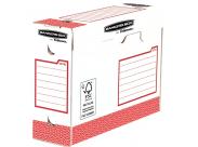 Fellowes Bankers Box Basic Pack De 20 Cajas De Archivo Definitivo A4+ 100Mm - Extra Resistente - Montaje Manual - Carton Reciclado Certificacion Fsc