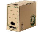 Fellowes Bankers Box Earth Caja De Archivo Definitivo A4 150Mm - Montaje Manual - Carton Reciclado Certificacion Fsc - Color Marron