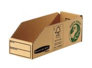 Fellowes Bankers Box Earth Bandeja De Carton 98Mm - Montaje Manual - Carton Reciclado Certificacion Fsc - Color Marron