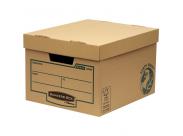 Fellowes Bankers Box Earth Contenedor De Archivos - Montaje Manual - Carton Reciclado Certificacion Fsc - Color Marron