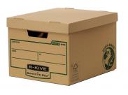 Fellowes Bankers Box Earth Gran Contenedor De Archivos - Montaje Manual - Carton Reciclado Certificacion Fsc - Color Marron